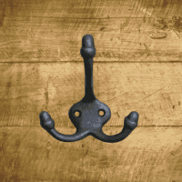 triple coat hook