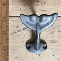 Whale Fin Hat & Coat Hook – Solid Cast Iron