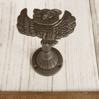 Owl Curtain Tieback – Solid Cast Iron