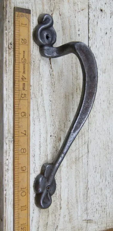Door pull handle cast antique iron