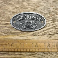 Jack Daniels oval plaque